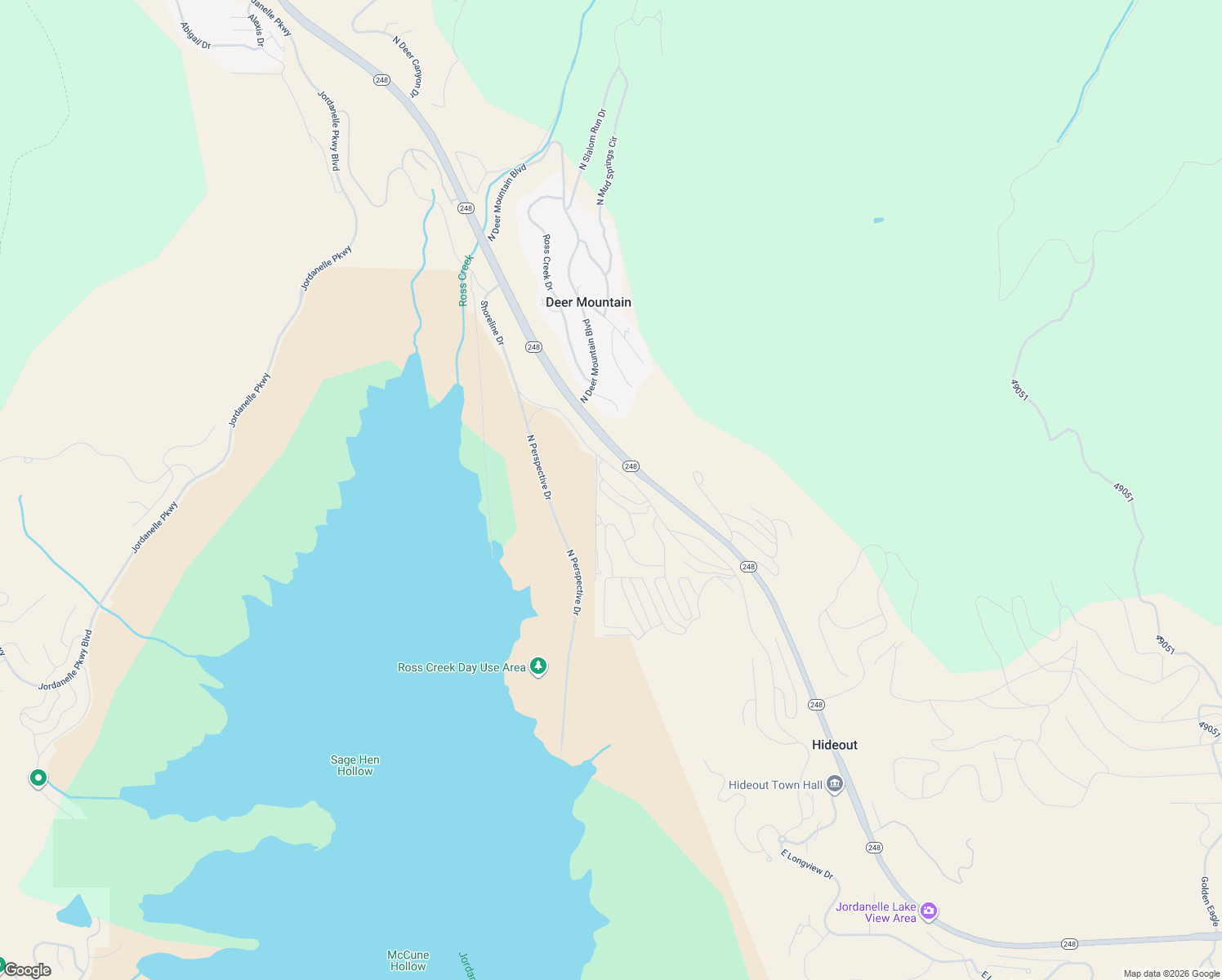 map of restaurants, bars, coffee shops, grocery stores, and more near Longview Drive in Kamas