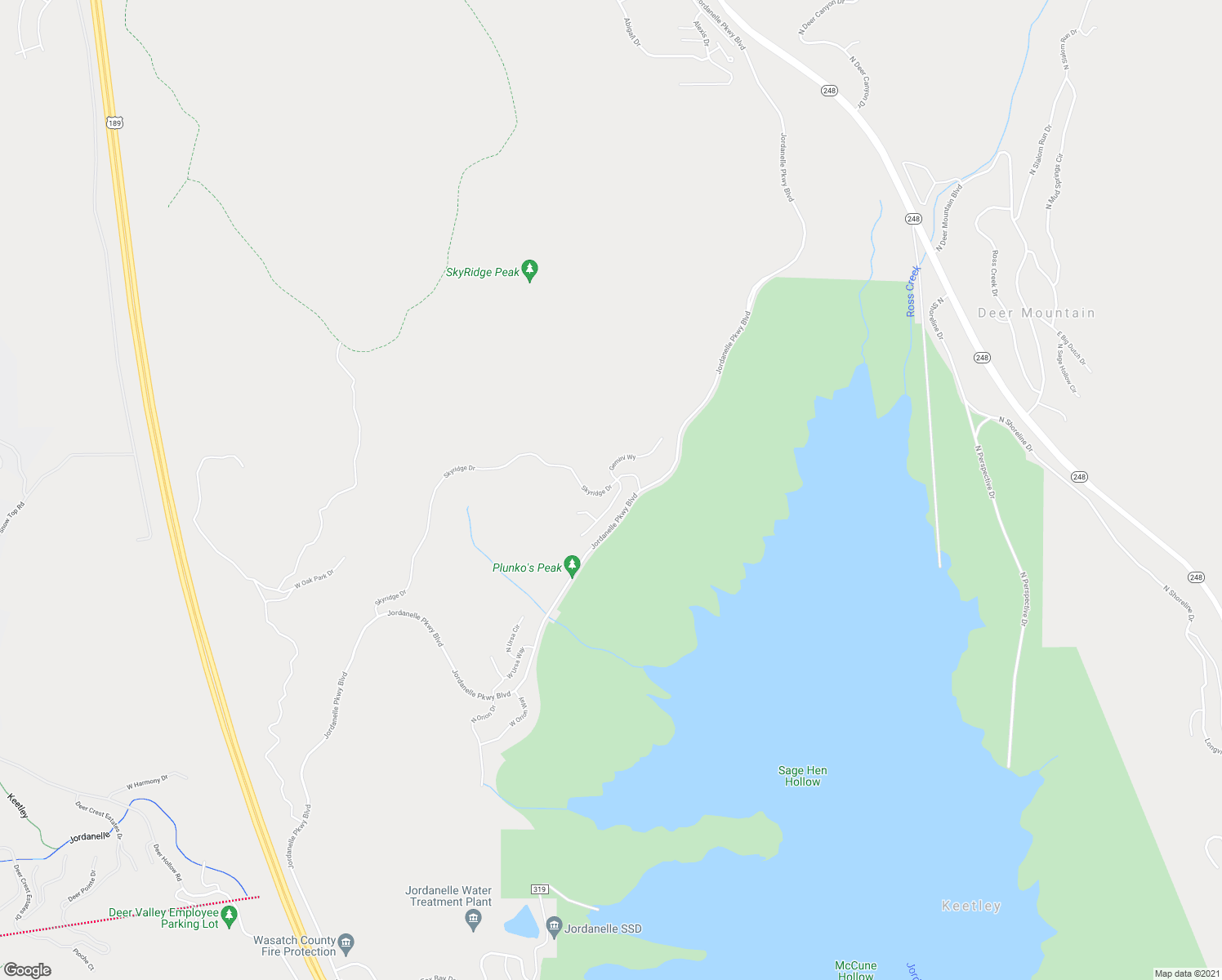 map of restaurants, bars, coffee shops, grocery stores, and more near 1135 Skyridge Drive in Daniel