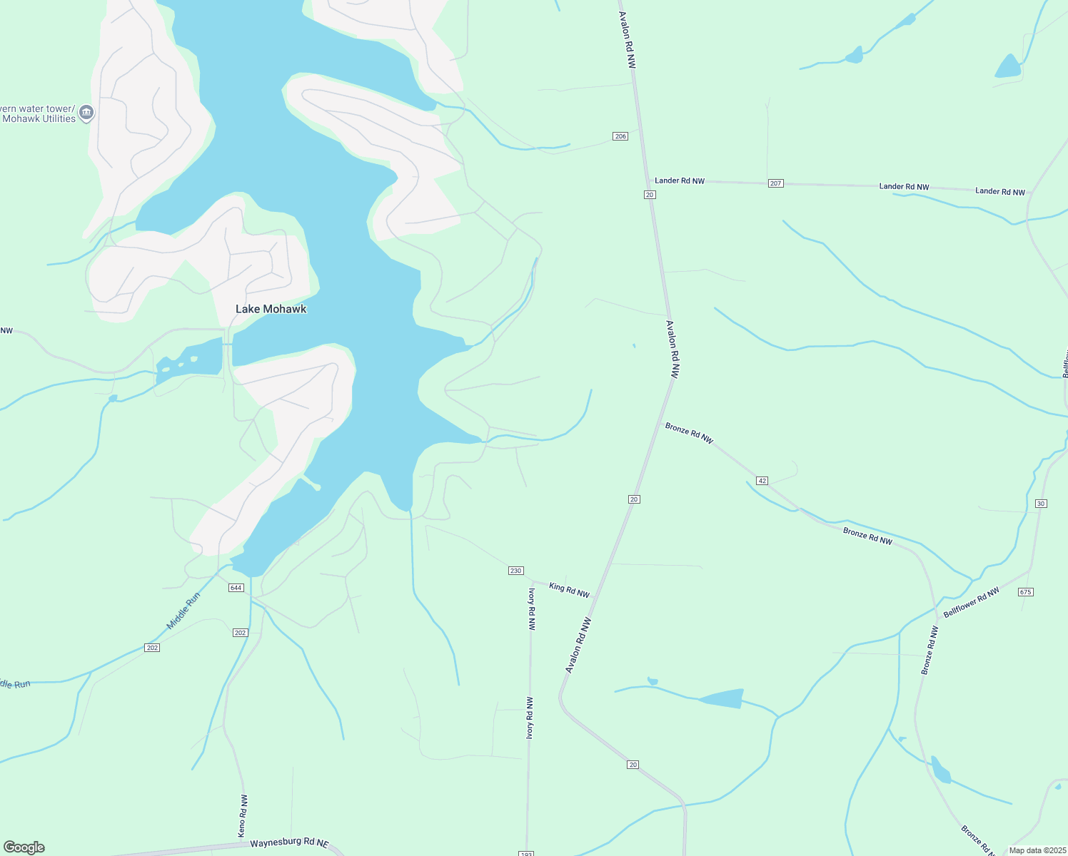 map of restaurants, bars, coffee shops, grocery stores, and more near 17 Itawamba Trail in Malvern