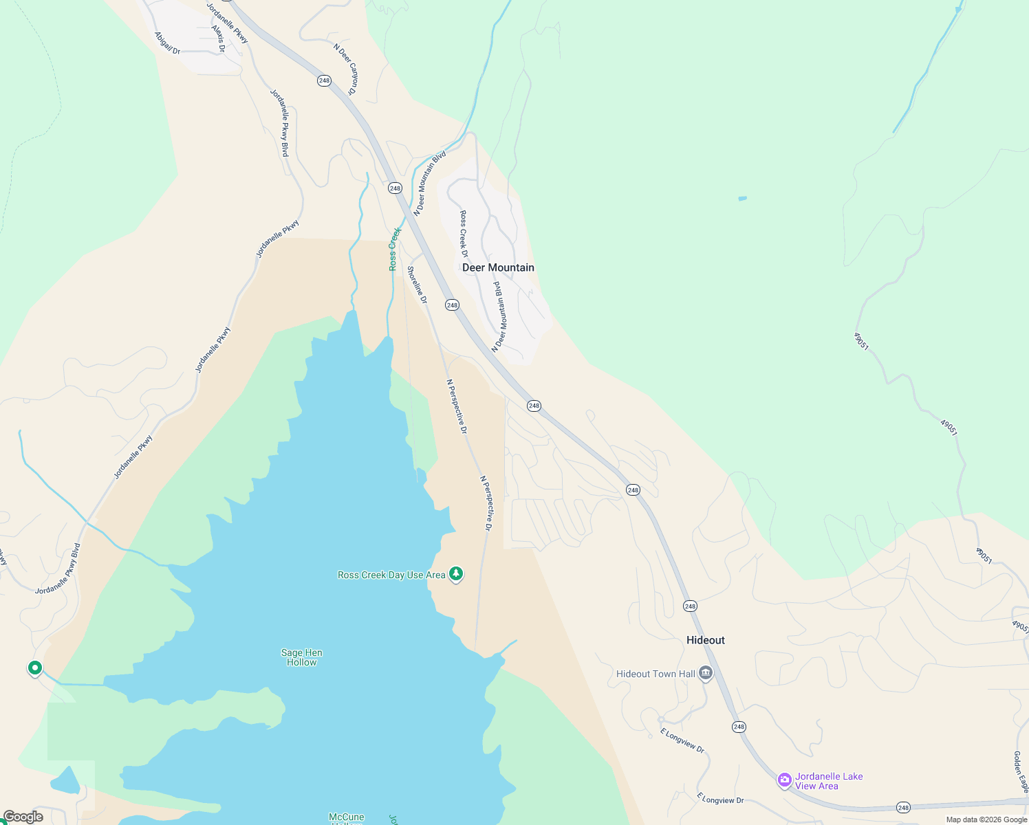 map of restaurants, bars, coffee shops, grocery stores, and more near in Hideout