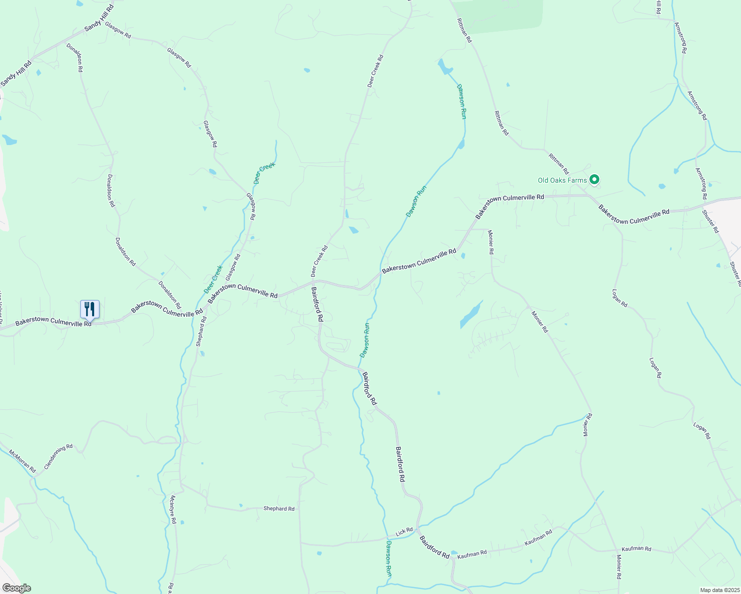 map of restaurants, bars, coffee shops, grocery stores, and more near 13 Hampshire Lane in Gibsonia
