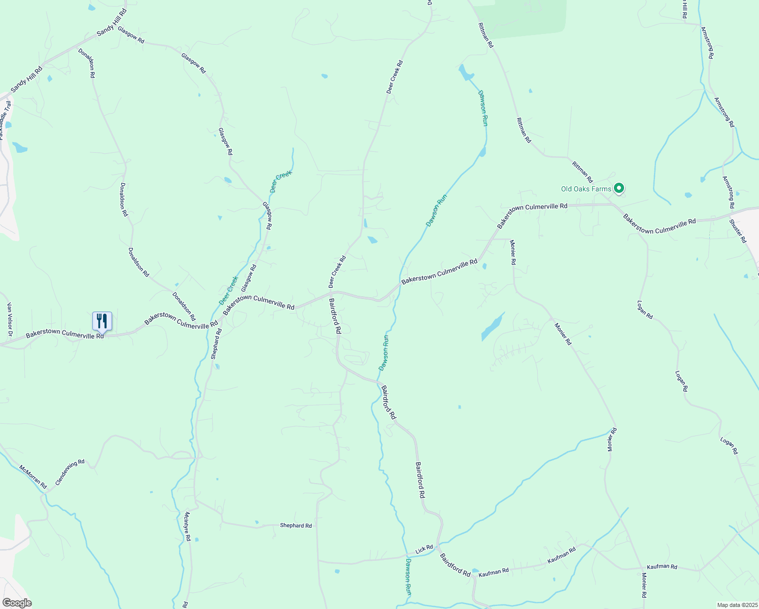 map of restaurants, bars, coffee shops, grocery stores, and more near 13 Hampshire Lane in Gibsonia
