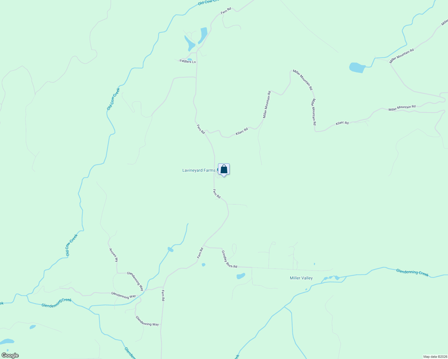 map of restaurants, bars, coffee shops, grocery stores, and more near 12757 Fern Road in Shasta
