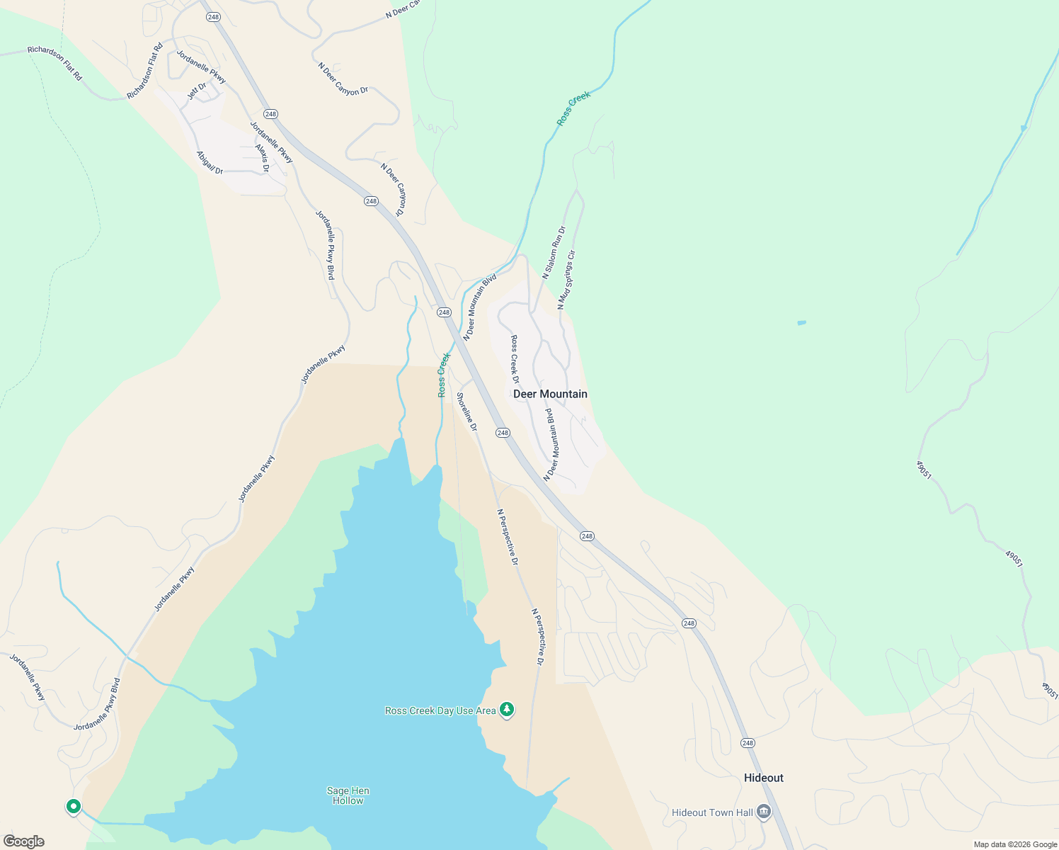 map of restaurants, bars, coffee shops, grocery stores, and more near 12293 Ross Creek Drive in Kamas