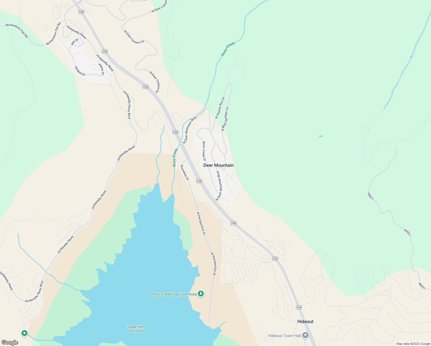 map of restaurants, bars, coffee shops, grocery stores, and more near 12325 North Deer Mountain Boulevard in Heber City
