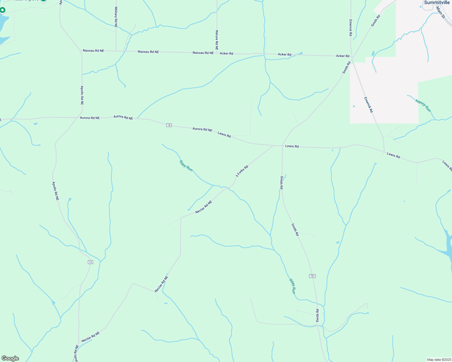 map of restaurants, bars, coffee shops, grocery stores, and more near 16979 5 Forks Road in Salineville