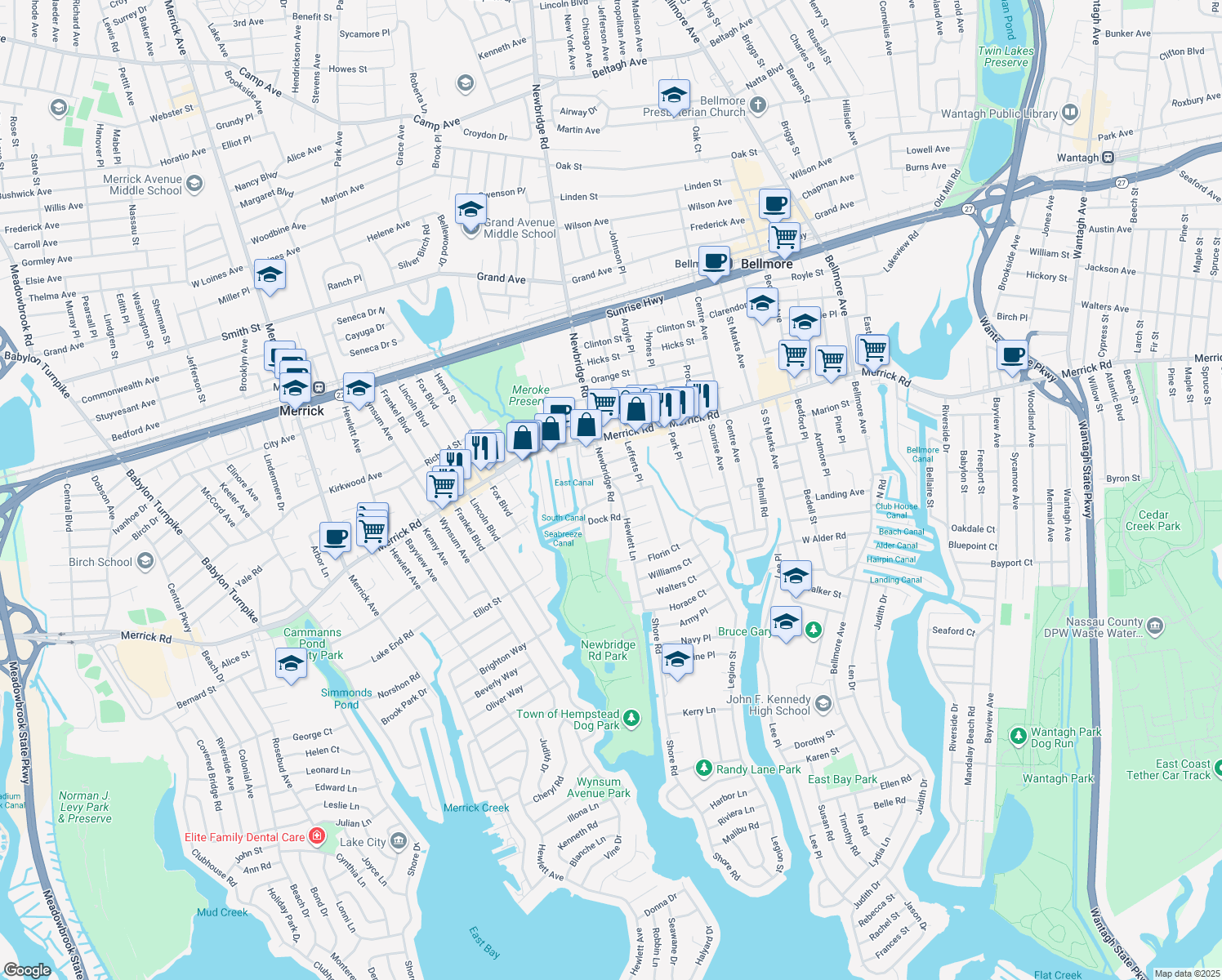 Newbridge Road, North Bellmore NY Walk Score