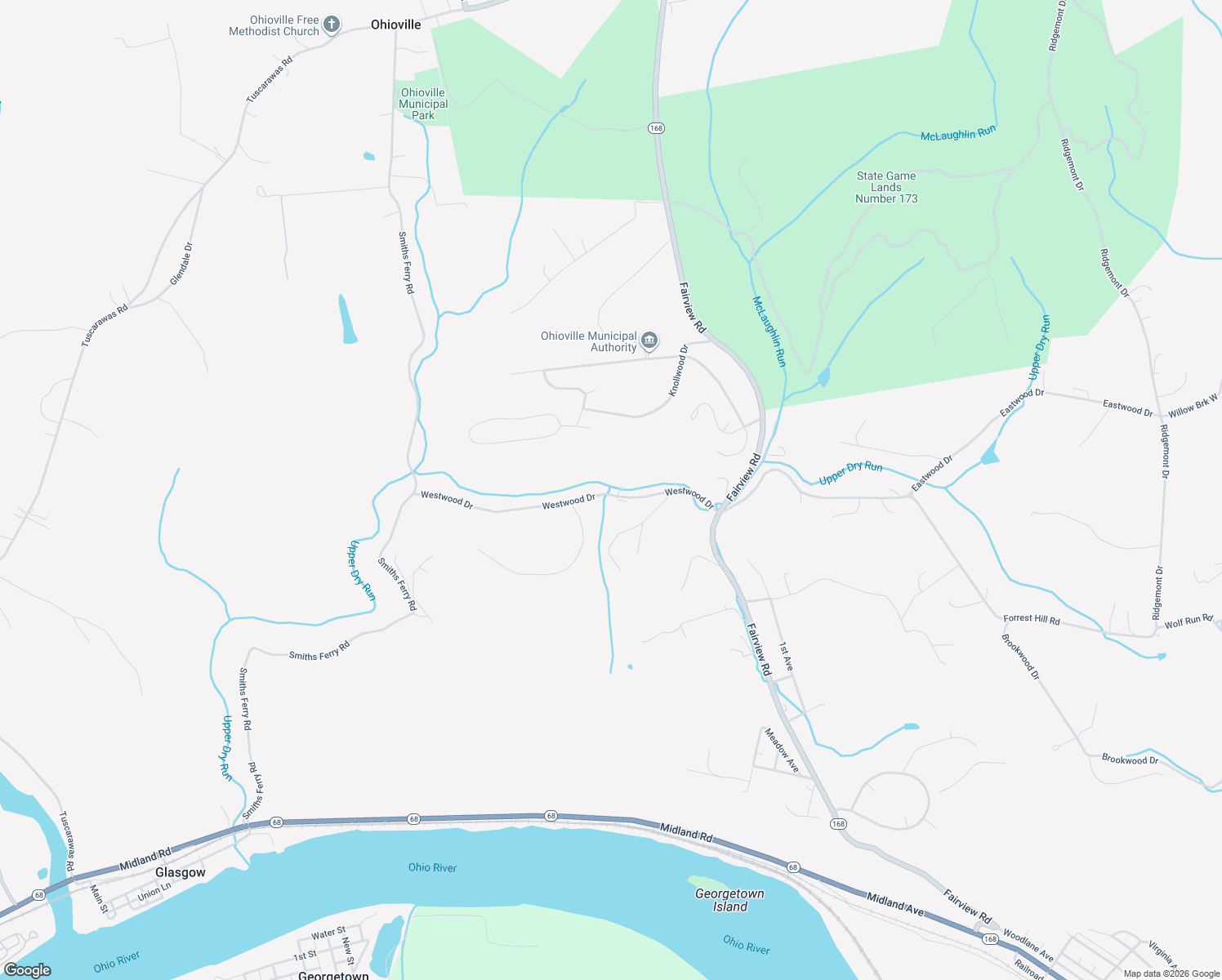 map of restaurants, bars, coffee shops, grocery stores, and more near 132 Westwood Drive in Midland