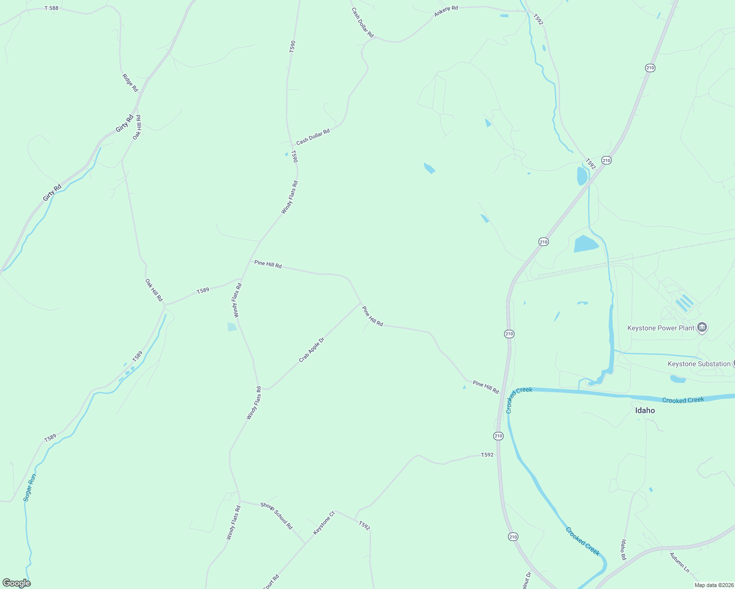 map of restaurants, bars, coffee shops, grocery stores, and more near 213 Pine Hill Road in Shelocta