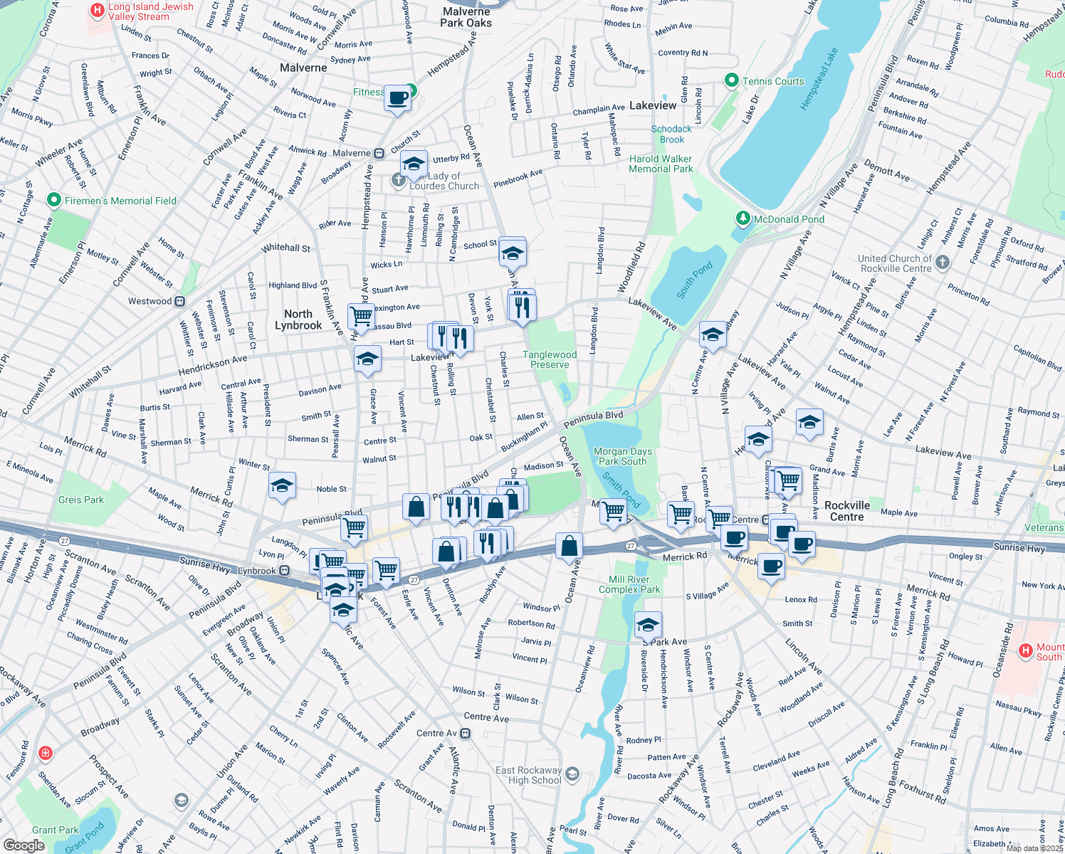 133 Oak Street, Lynbrook NY Walk Score