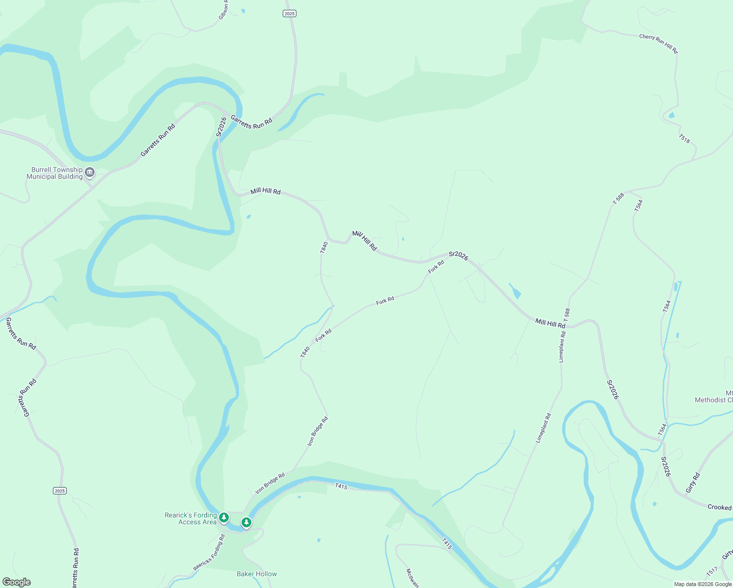 map of restaurants, bars, coffee shops, grocery stores, and more near 167 Fork Road in Ford City
