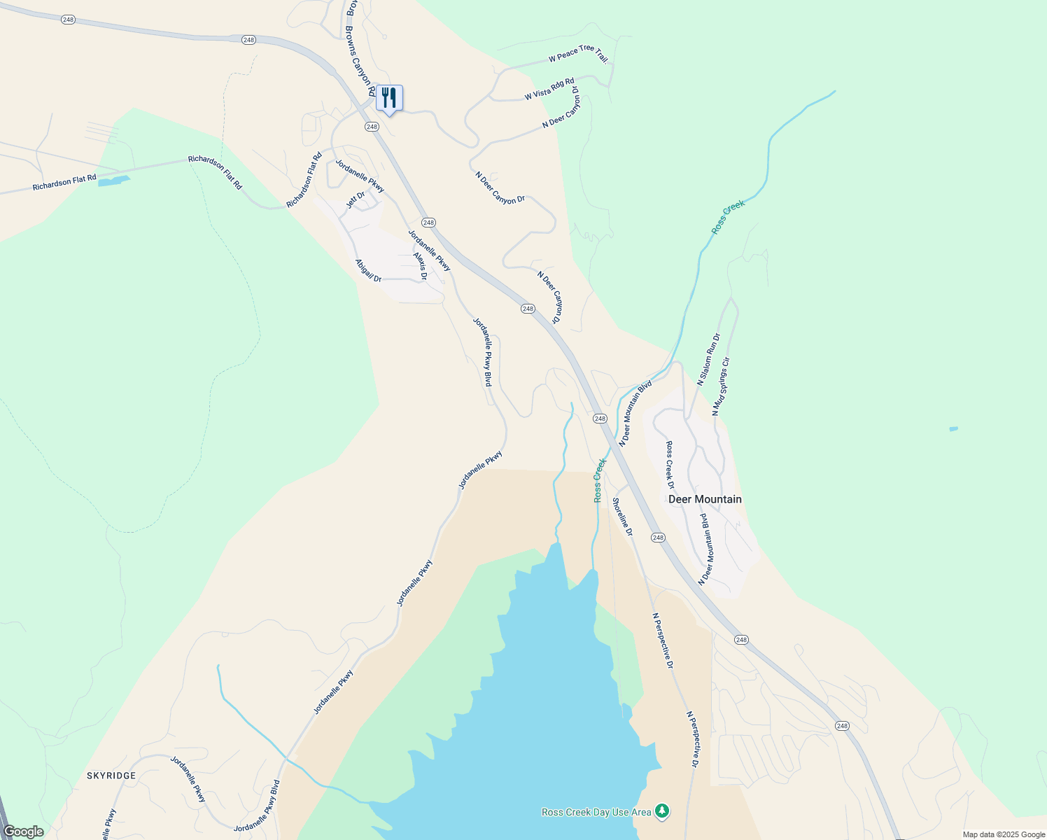 map of restaurants, bars, coffee shops, grocery stores, and more near 413 Ascent Drive in Heber City