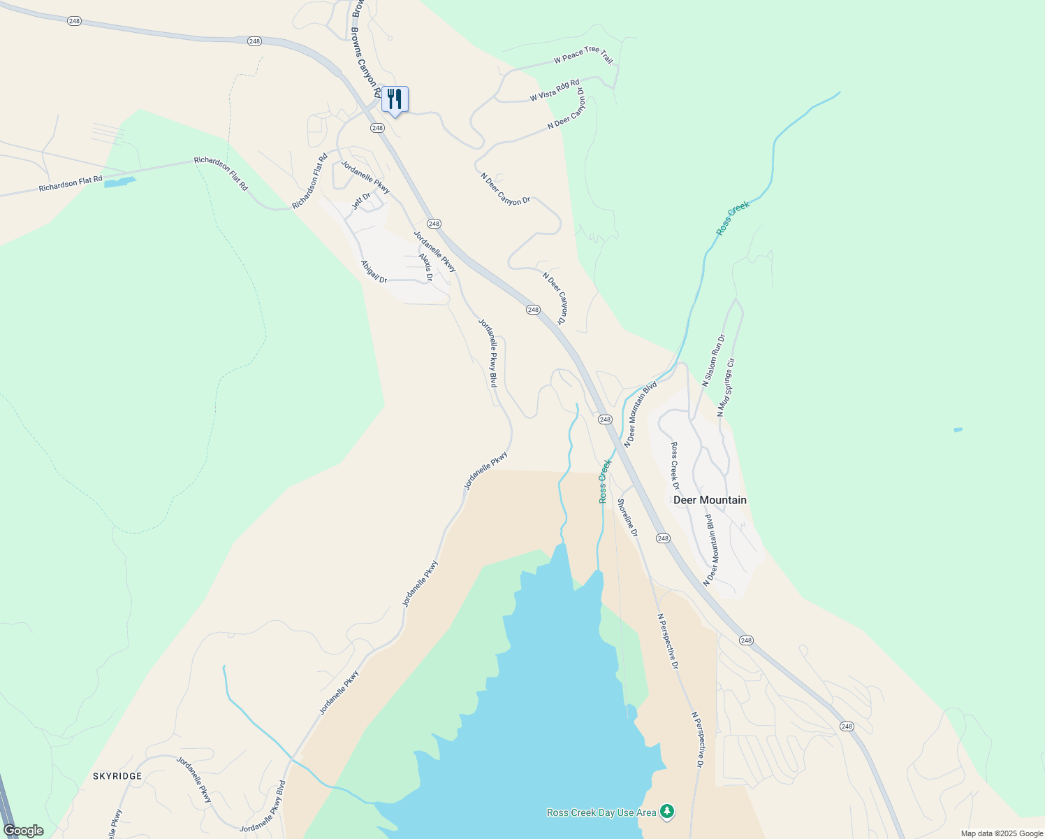 map of restaurants, bars, coffee shops, grocery stores, and more near 419 Ascent Drive in Heber City