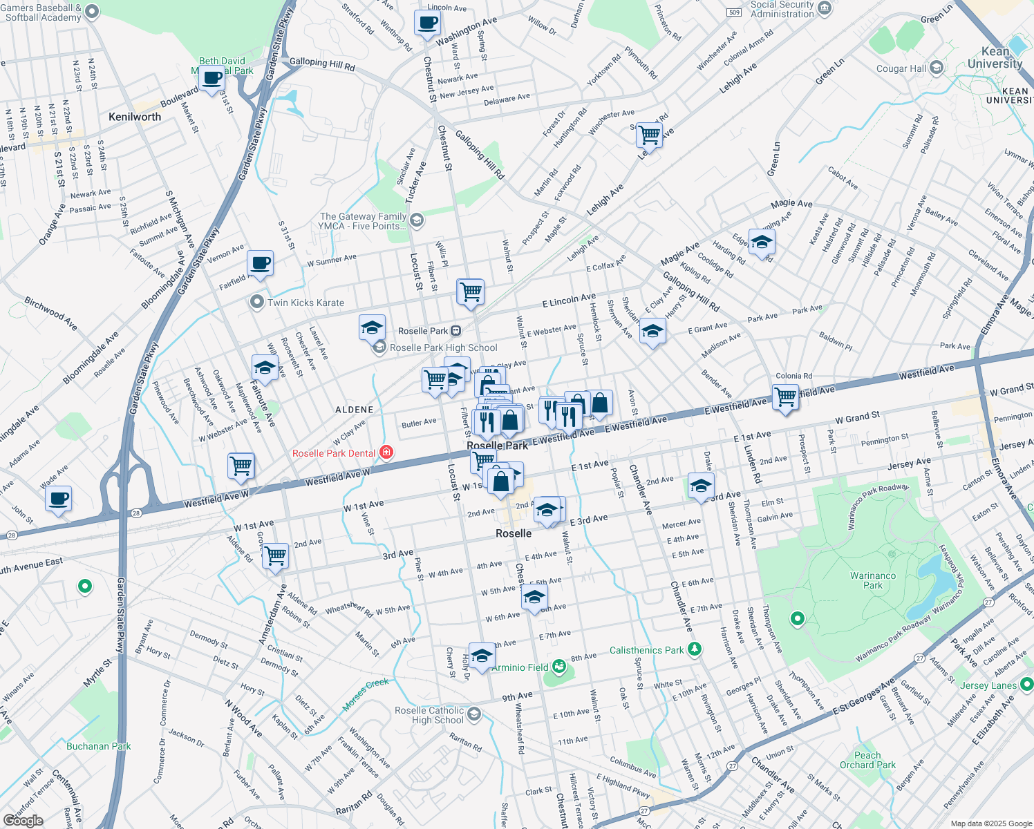 32 Charles Street, Roselle Park NJ Walk Score