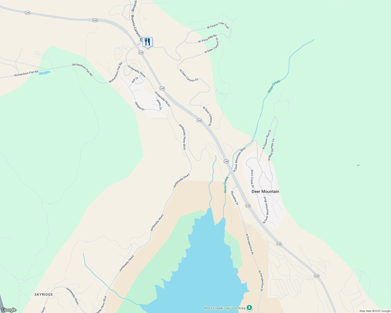 map of restaurants, bars, coffee shops, grocery stores, and more near 434 Ascent Drive in Heber City