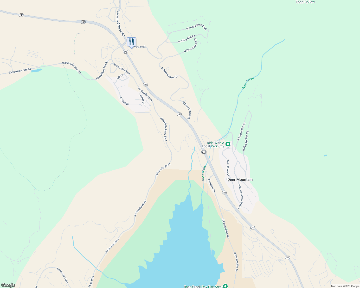 map of restaurants, bars, coffee shops, grocery stores, and more near 368 West Ascent Drive in Heber City