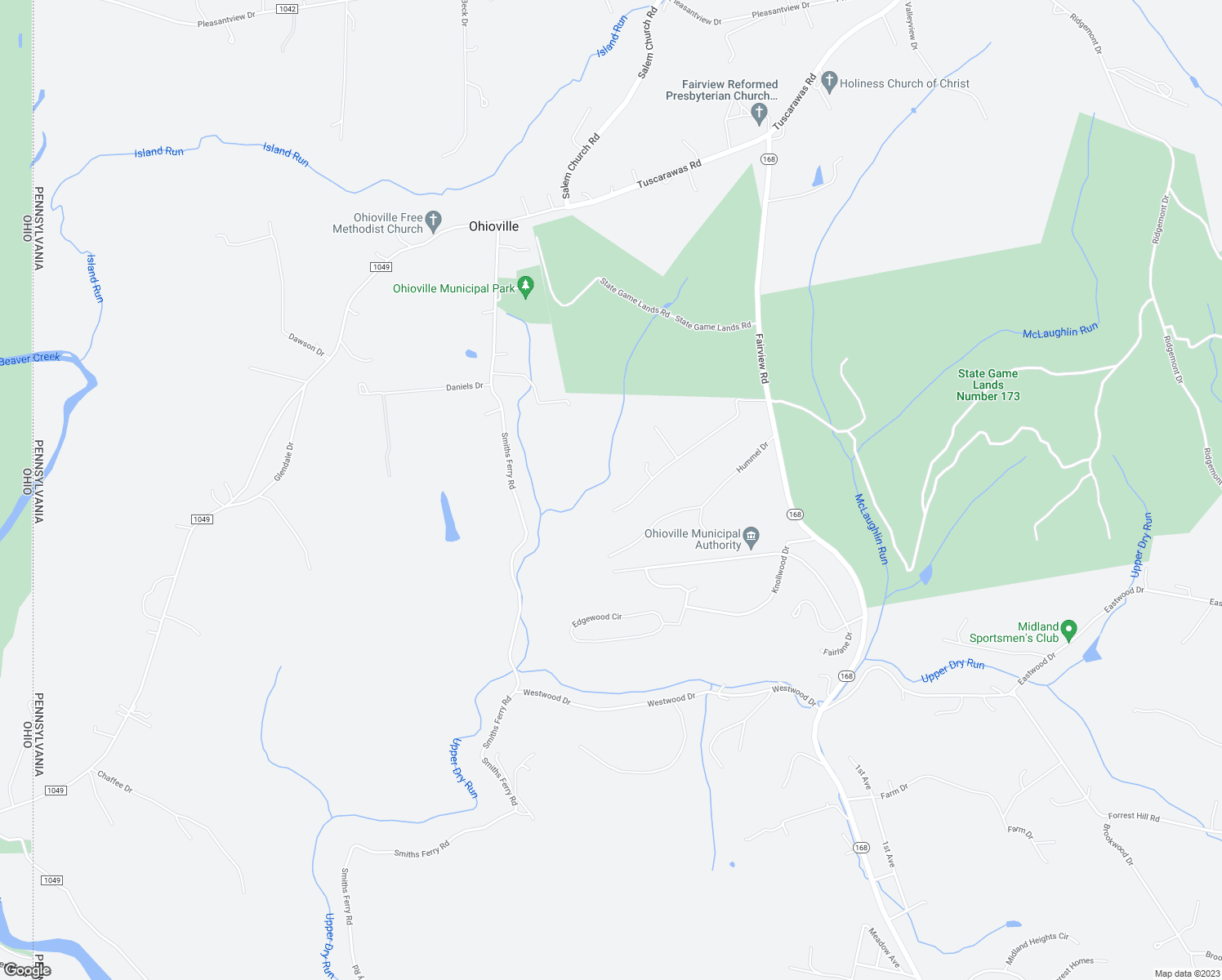 map of restaurants, bars, coffee shops, grocery stores, and more near 140 Hummel Drive in Industry