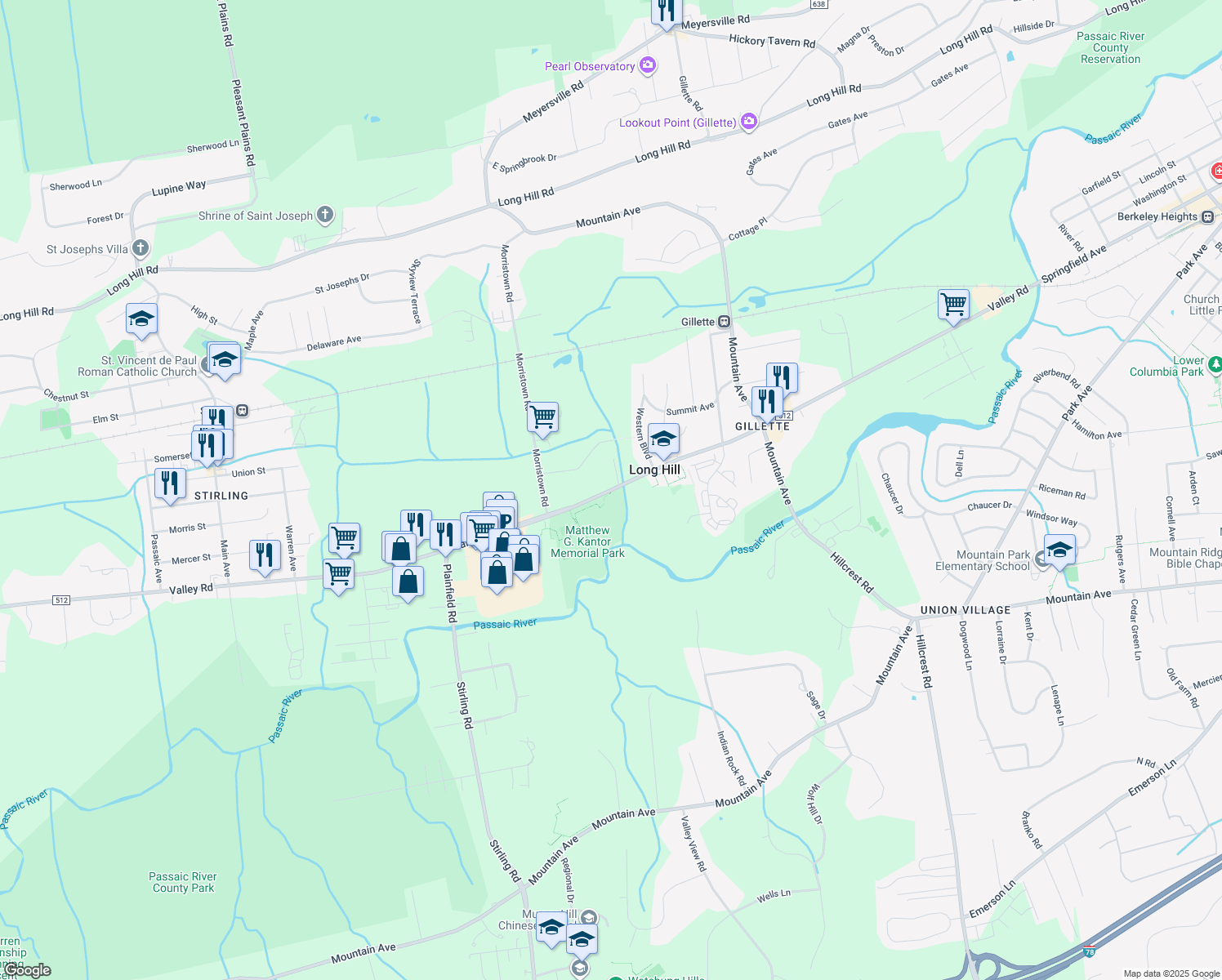 840 Valley Road, Gillette NJ Walk Score