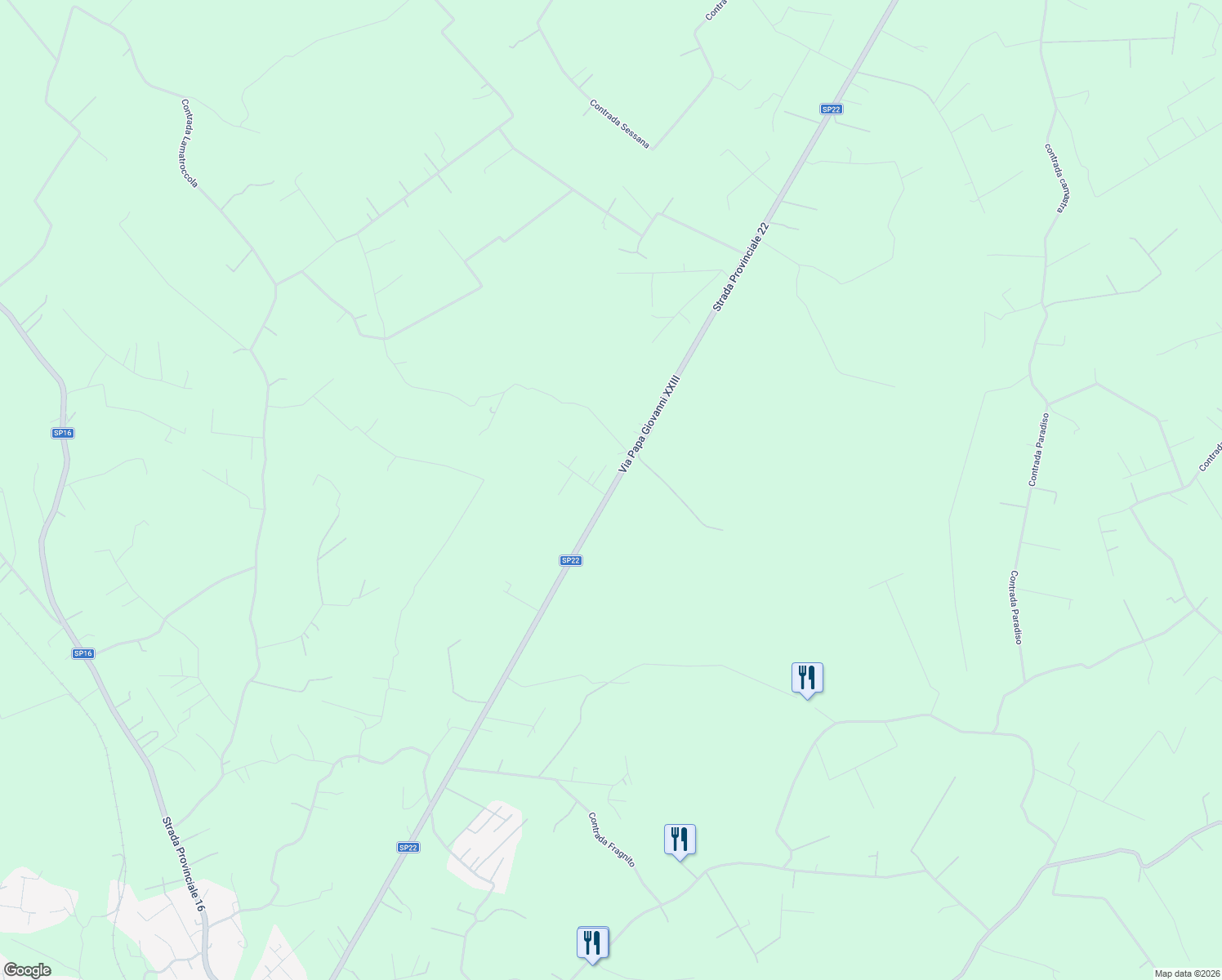 map of restaurants, bars, coffee shops, grocery stores, and more near in Province of Brindisi