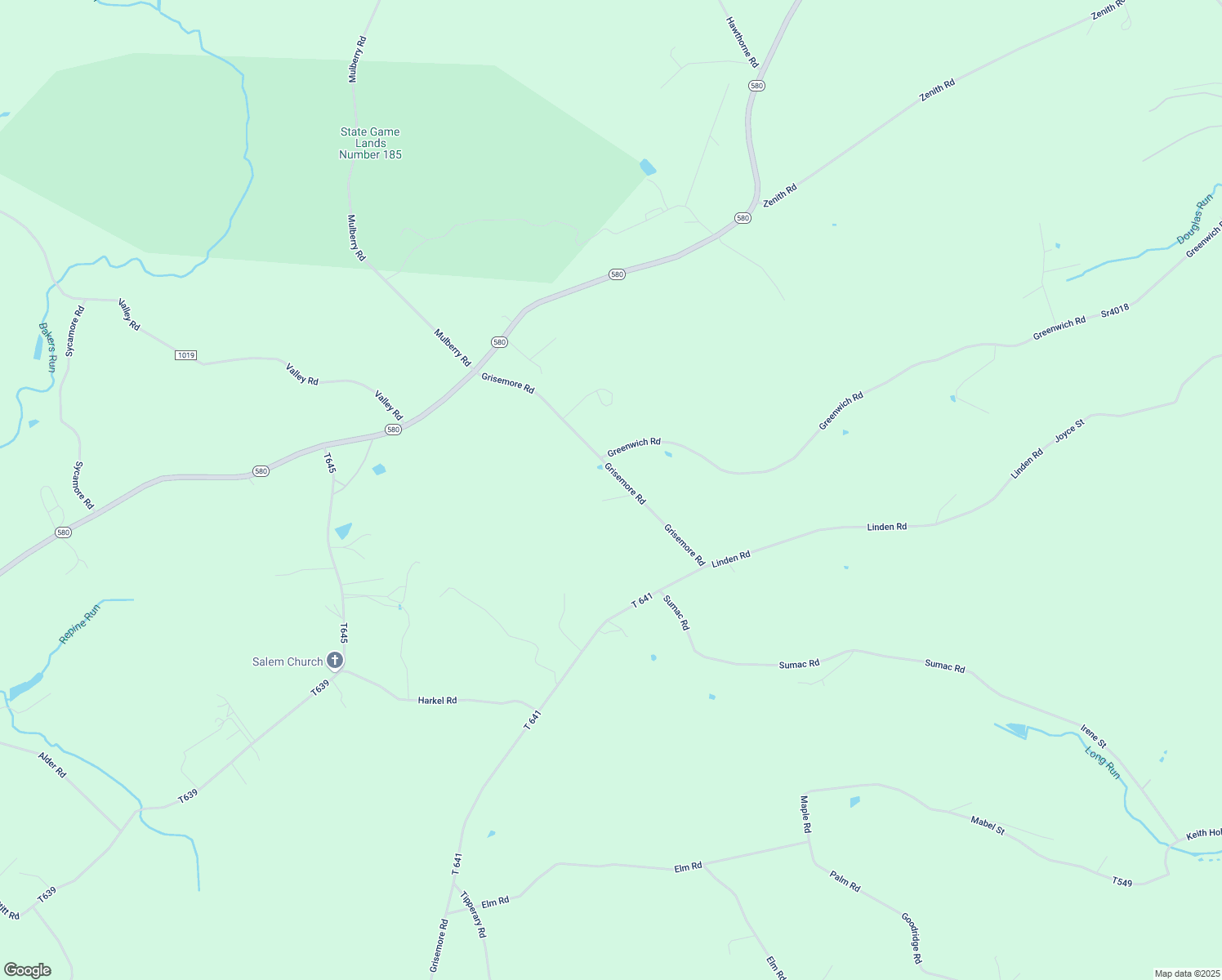map of restaurants, bars, coffee shops, grocery stores, and more near 2135 Greenwich Road in Cherry Tree