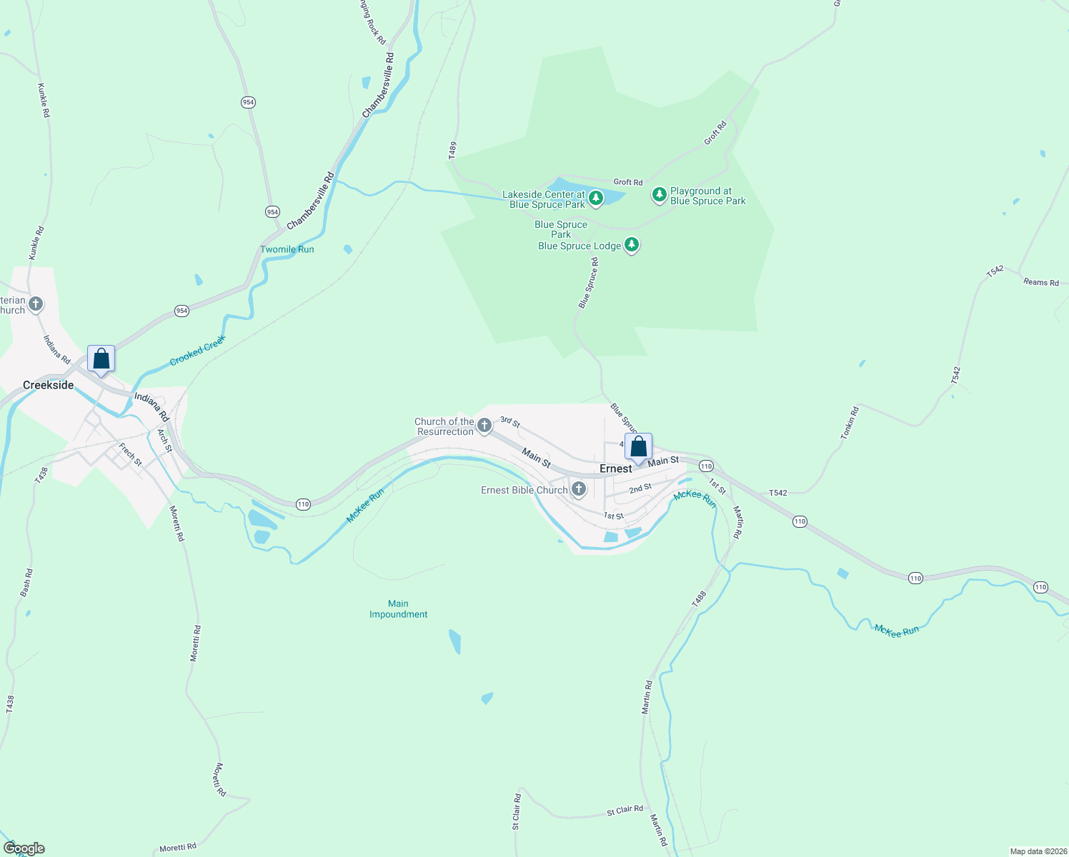 map of restaurants, bars, coffee shops, grocery stores, and more near 360 3rd Street in Indiana