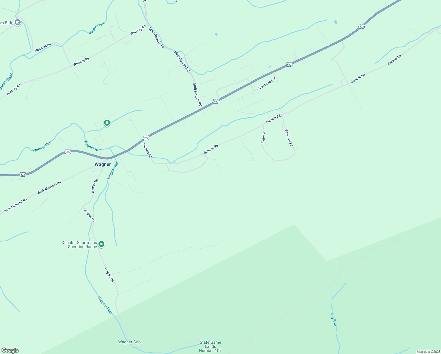 map of restaurants, bars, coffee shops, grocery stores, and more near 150 Howell Lane in McClure
