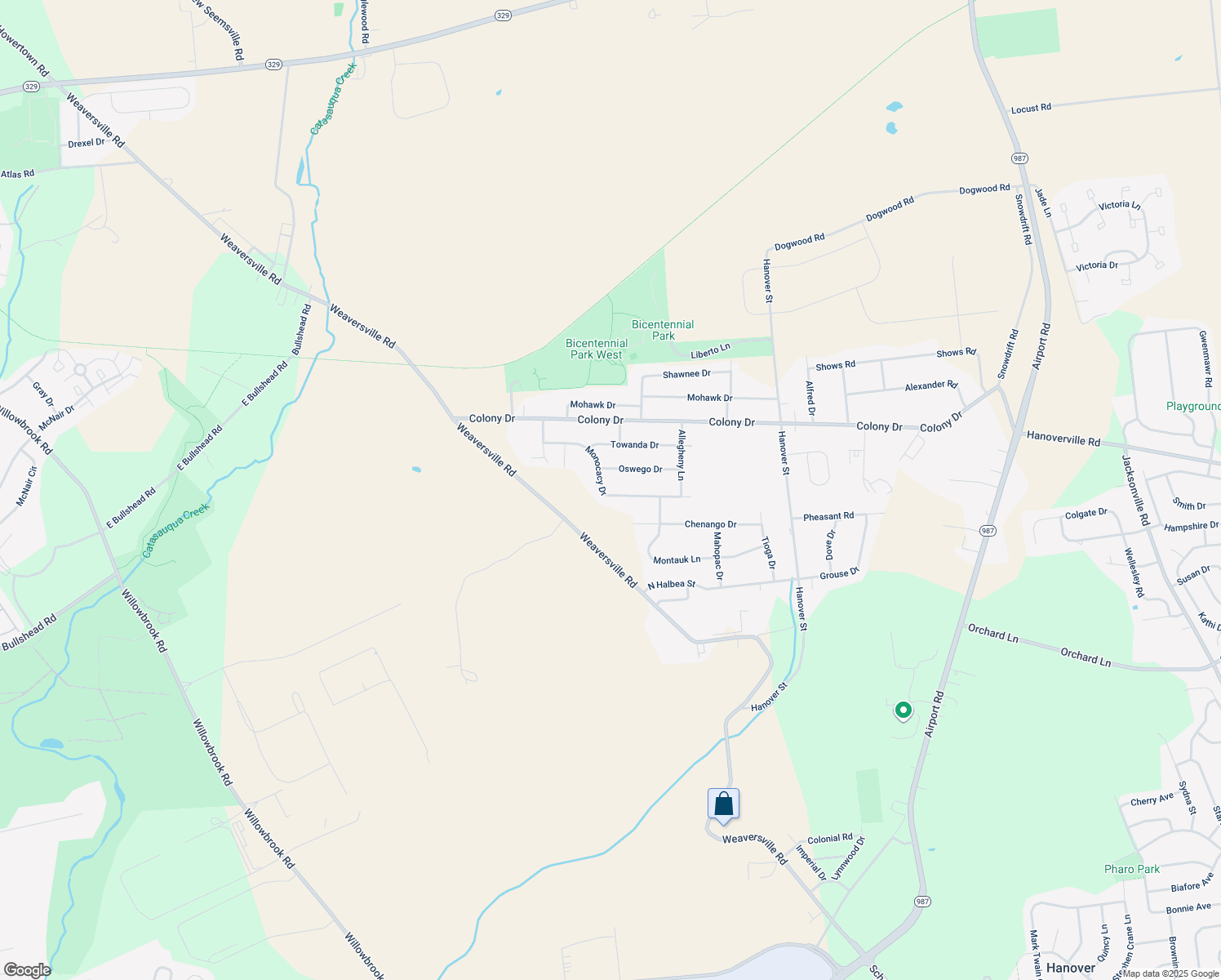 map of restaurants, bars, coffee shops, grocery stores, and more near 5440 Monocacy Drive in Bethlehem