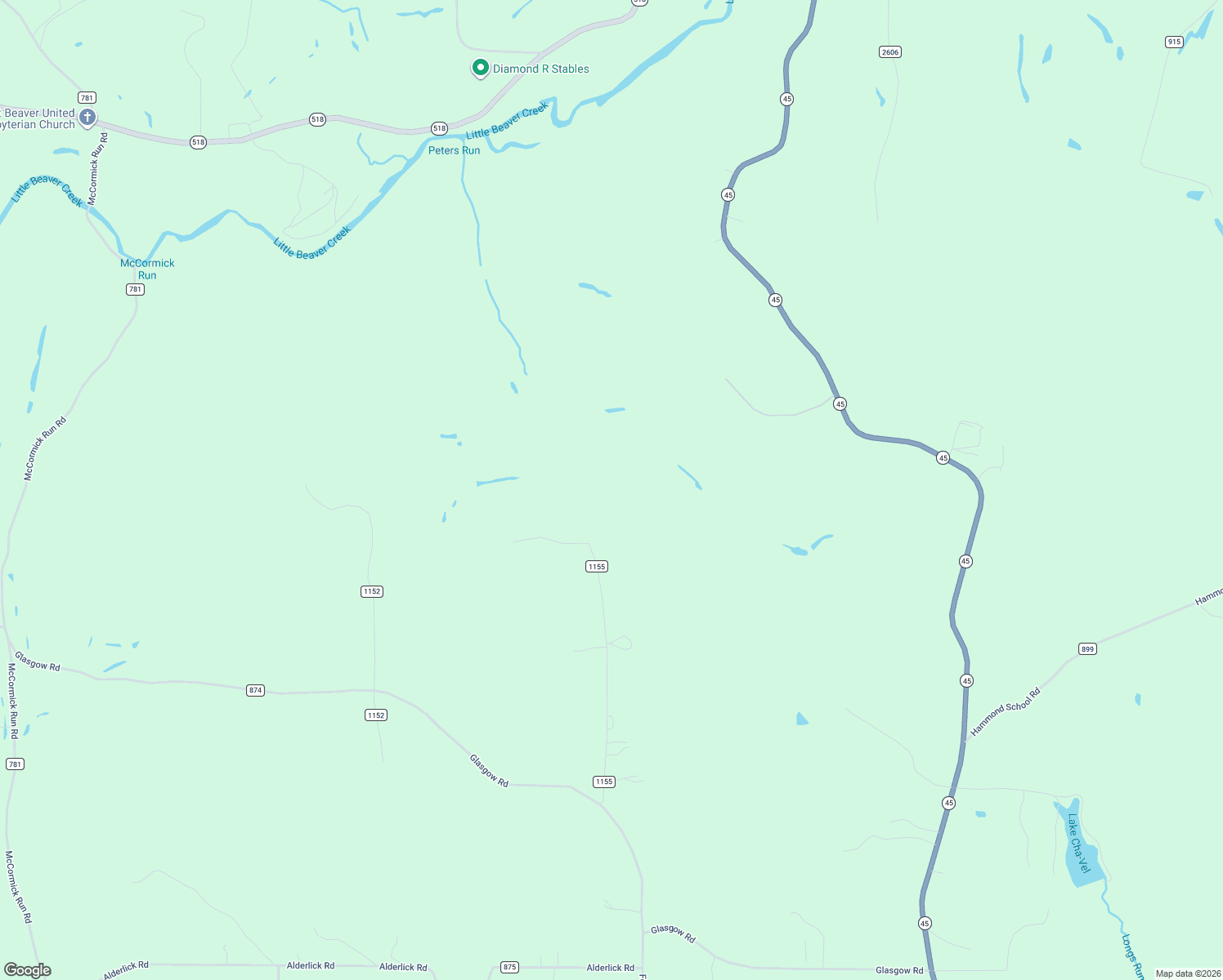 map of restaurants, bars, coffee shops, grocery stores, and more near 15441 Johnson Road in Lisbon
