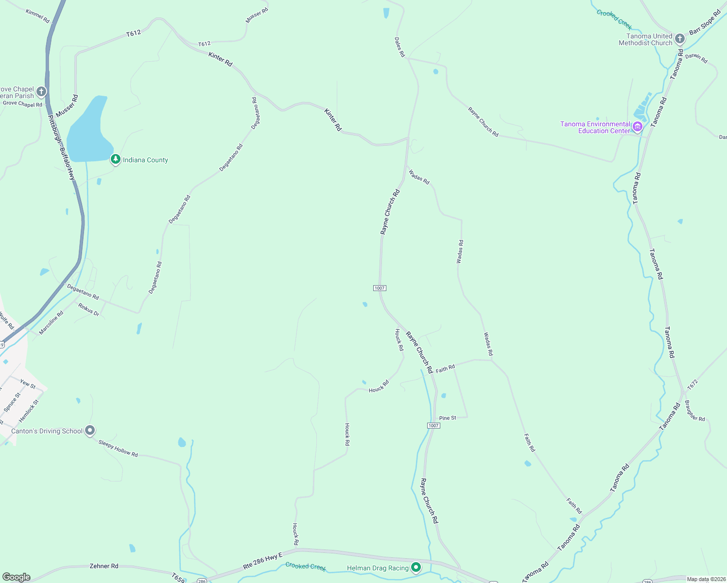 map of restaurants, bars, coffee shops, grocery stores, and more near 1364 Rayne Church Road in Indiana
