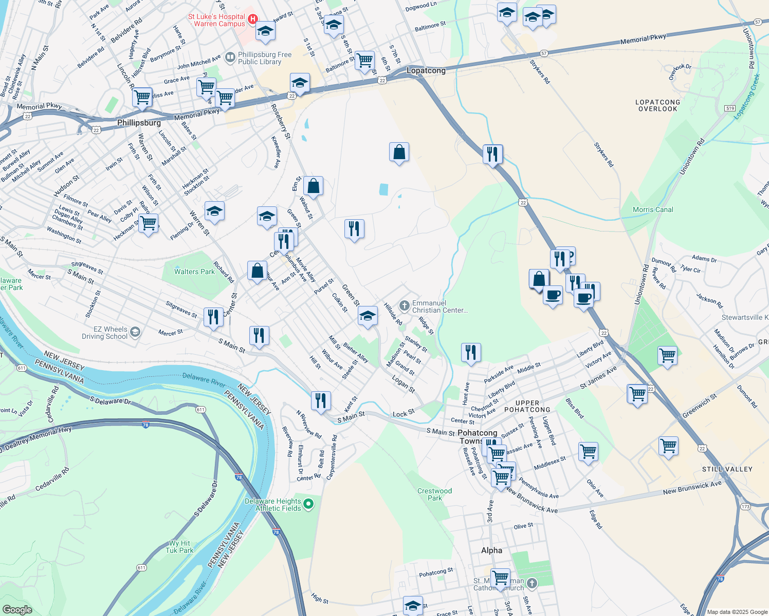 900 Hillside Road, Phillipsburg NJ Walk Score