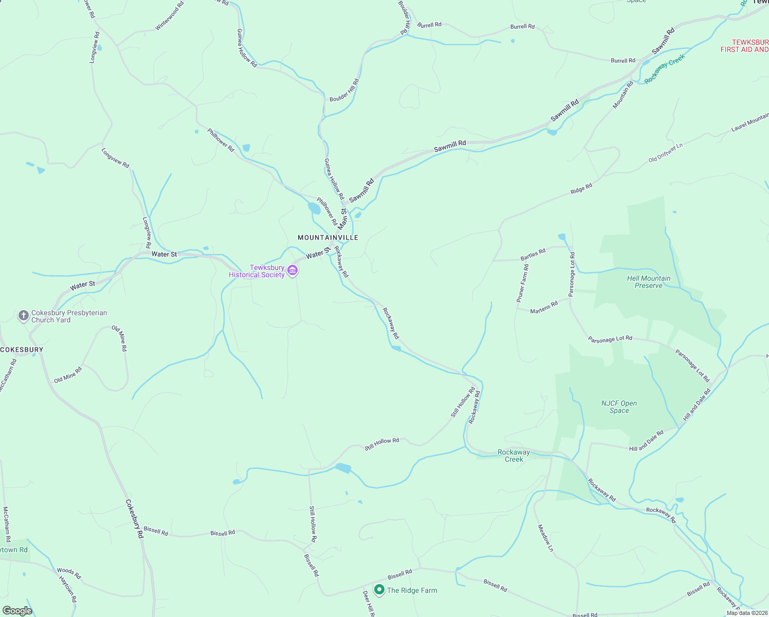 map of restaurants, bars, coffee shops, grocery stores, and more near 146 Rockaway Road in Lebanon