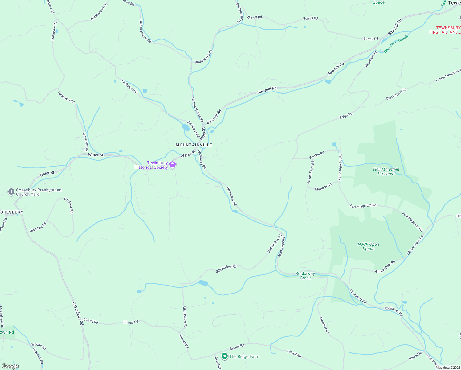 map of restaurants, bars, coffee shops, grocery stores, and more near 146 Rockaway Road in Lebanon