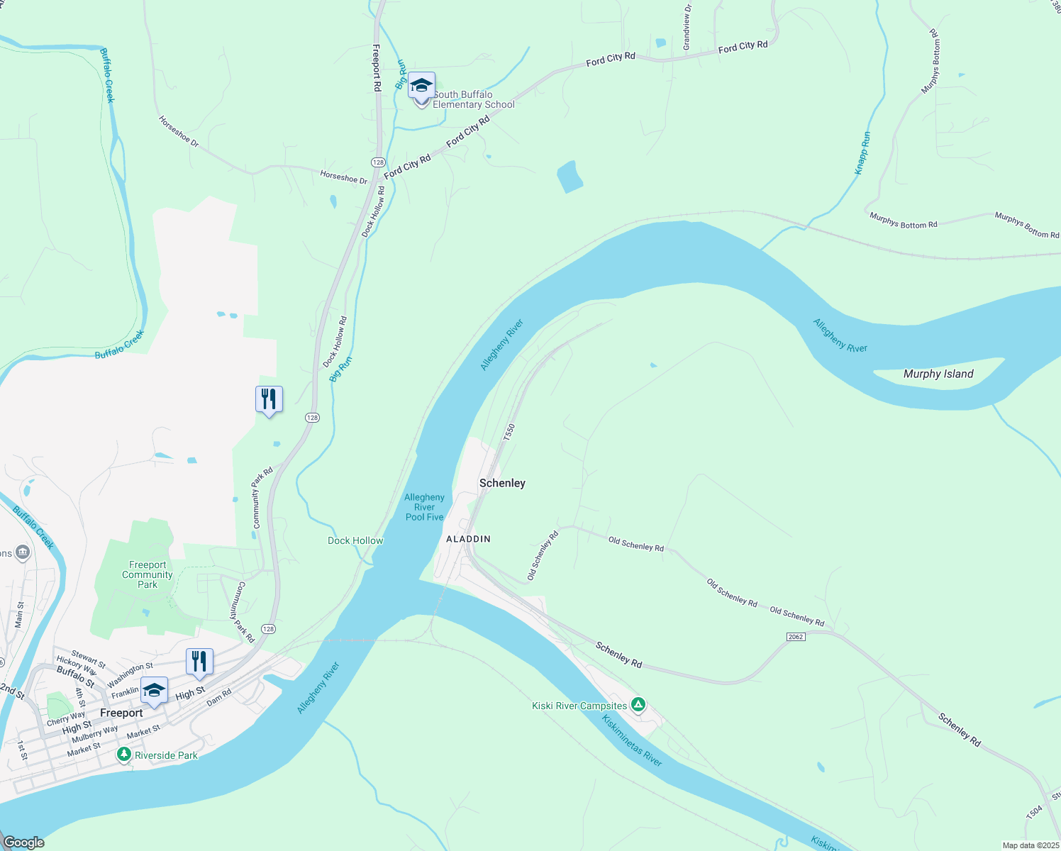 map of restaurants, bars, coffee shops, grocery stores, and more near in Schenley