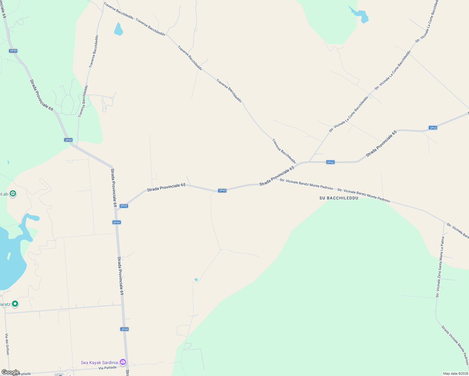 map of restaurants, bars, coffee shops, grocery stores, and more near in Metropolitan City of Sassari