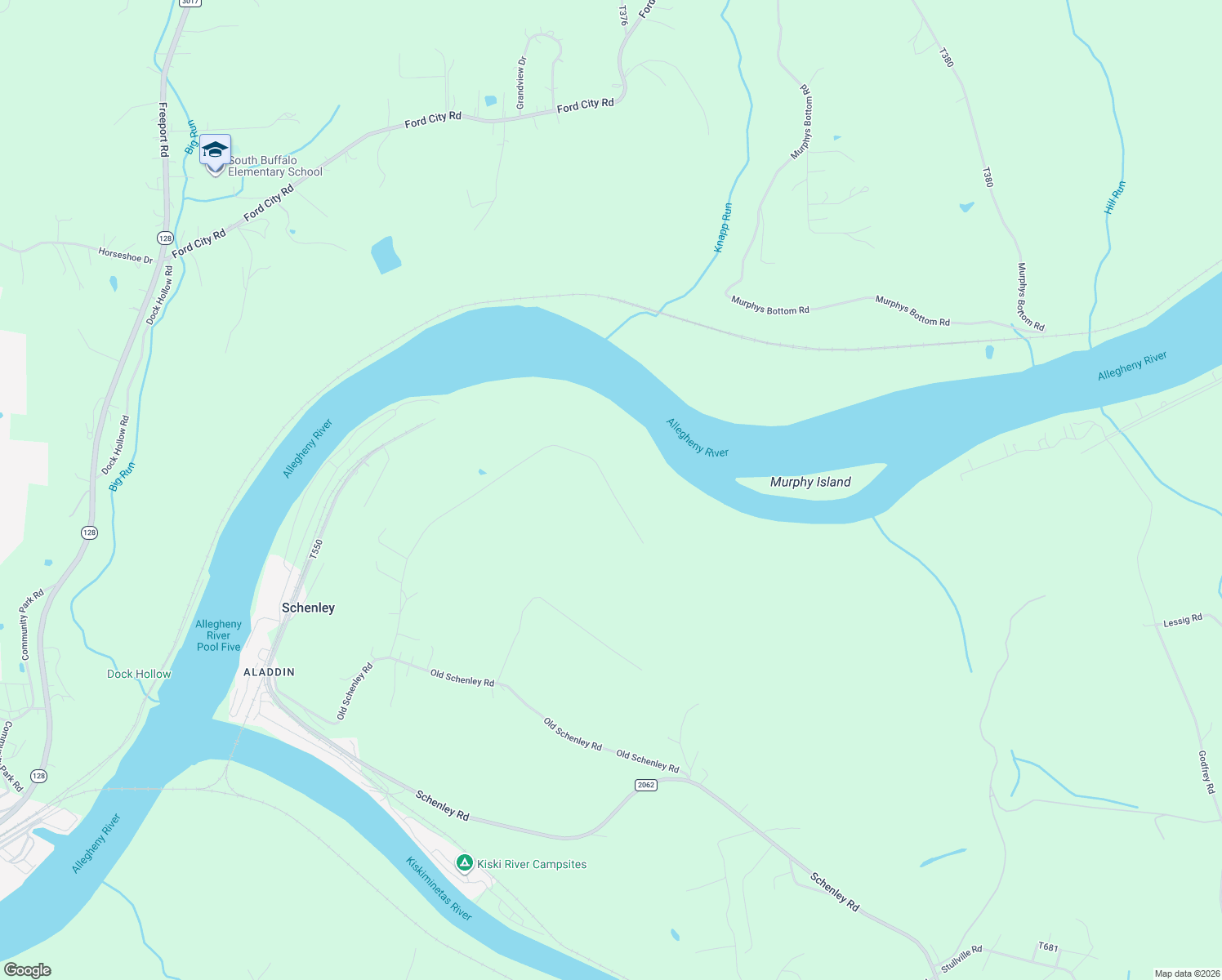 map of restaurants, bars, coffee shops, grocery stores, and more near 310 Sportsman Road in Leechburg