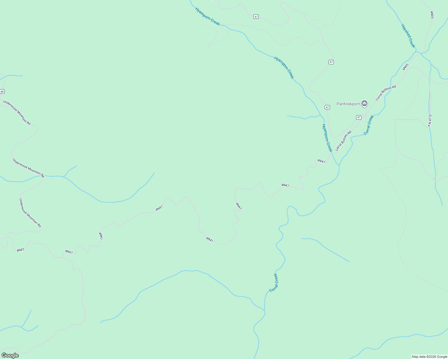 map of restaurants, bars, coffee shops, grocery stores, and more near 2510 4N18 in Hyampom