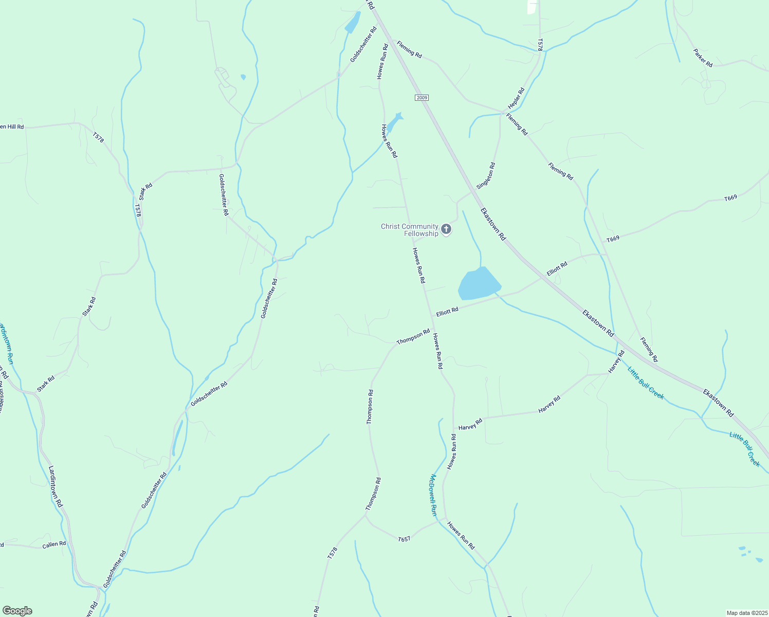 map of restaurants, bars, coffee shops, grocery stores, and more near 108 Wanda Way in Sarver