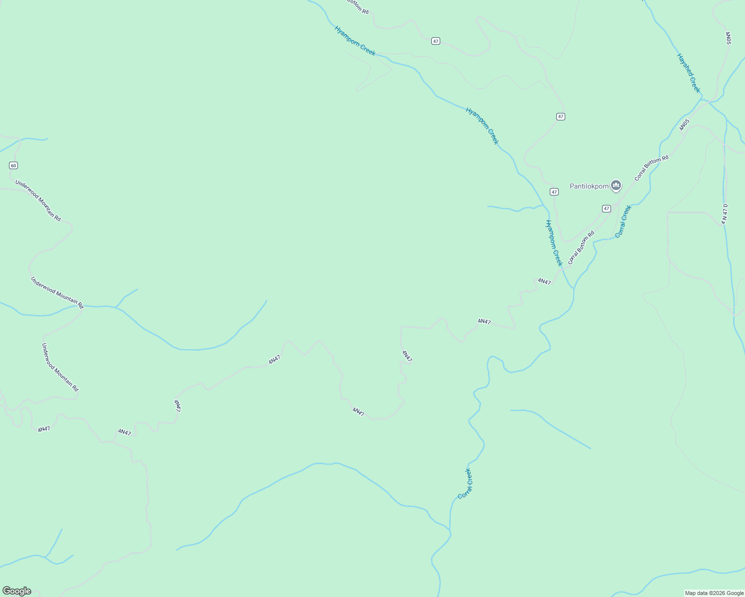 map of restaurants, bars, coffee shops, grocery stores, and more near 2510 4N18 in Hyampom