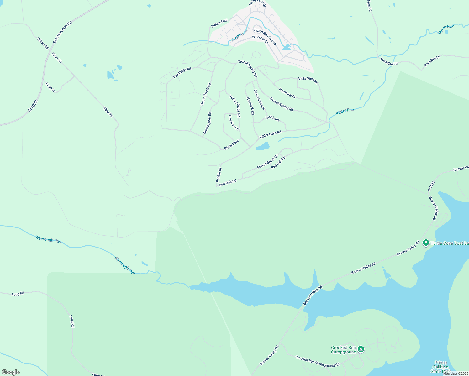 map of restaurants, bars, coffee shops, grocery stores, and more near 1000 Swartz Road in Flinton