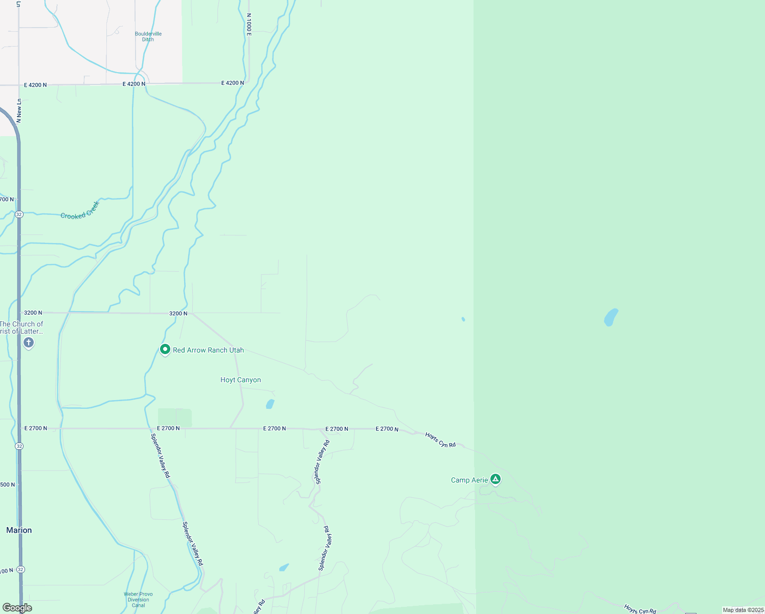 map of restaurants, bars, coffee shops, grocery stores, and more near 3090 North Rocky Road in Kamas