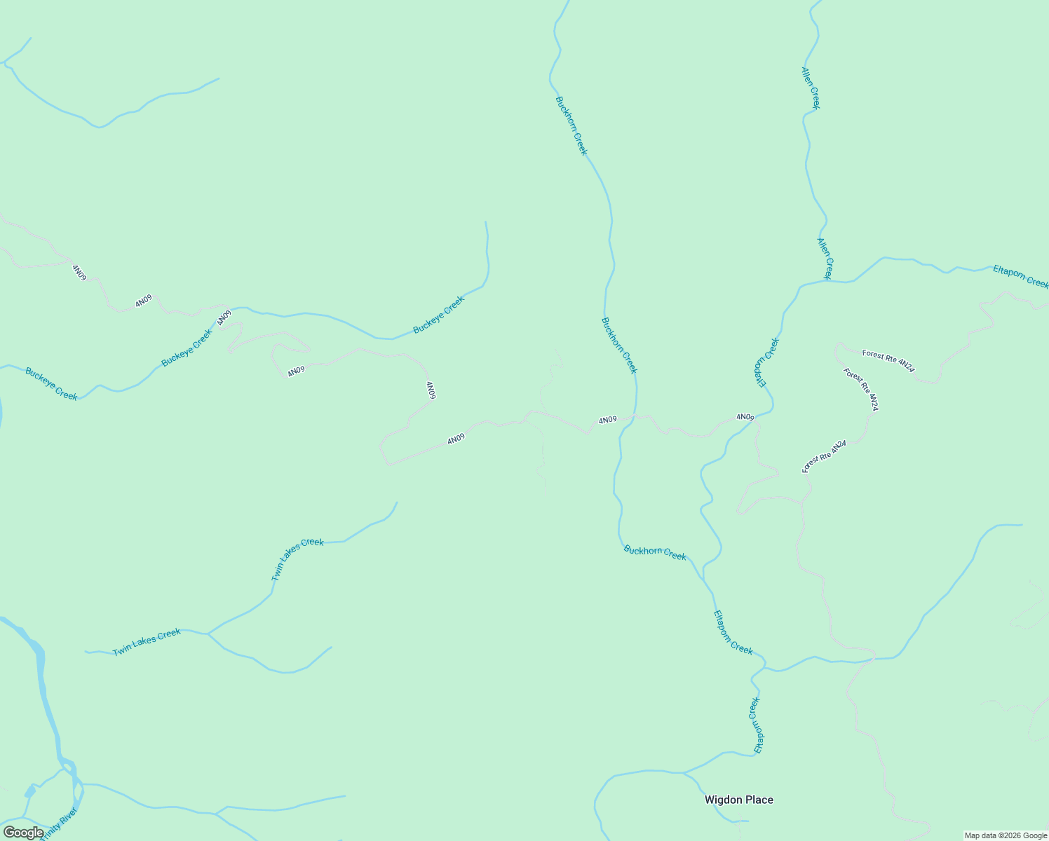 map of restaurants, bars, coffee shops, grocery stores, and more near 5580 4N09 in Hyampom