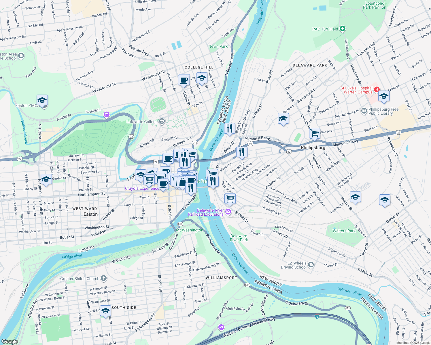 22 North Main Street, Phillipsburg NJ Walk Score