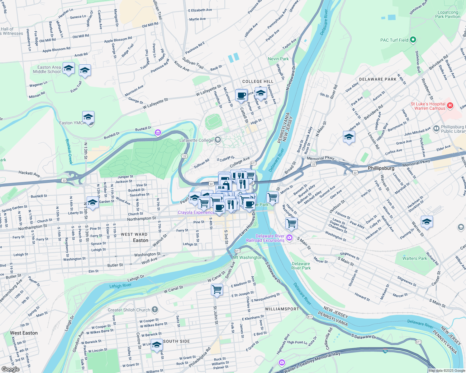 220 Bushkill Street, Easton PA Walk Score