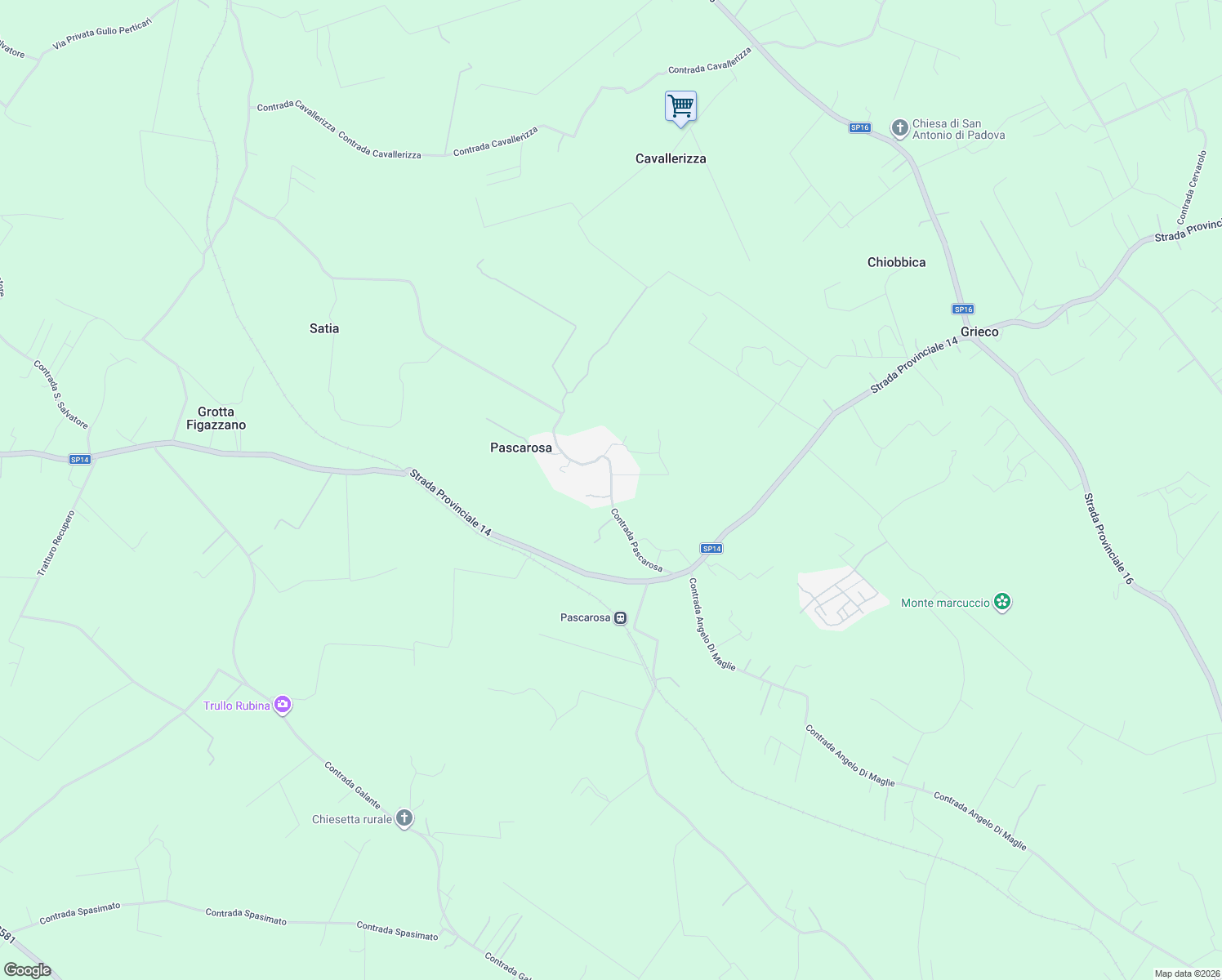 map of restaurants, bars, coffee shops, grocery stores, and more near 105 Contrada Pascarosa in Provincia di Brindisi