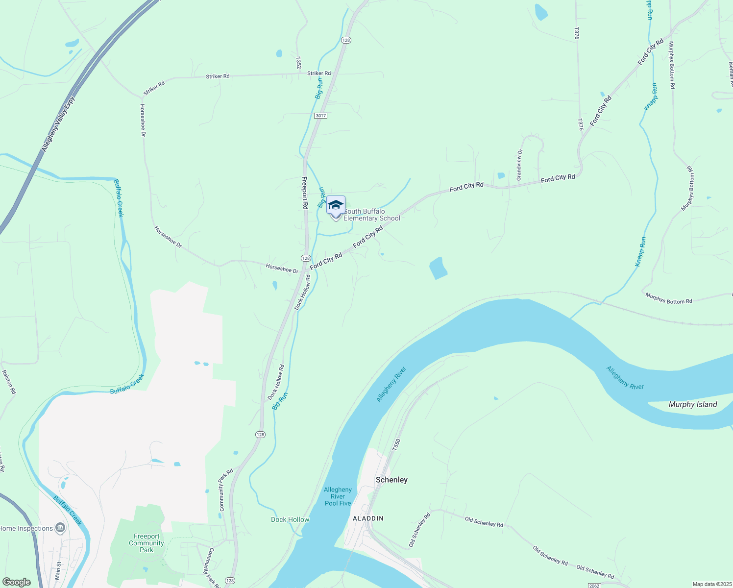 map of restaurants, bars, coffee shops, grocery stores, and more near 131 Ridgecrest Drive in Freeport