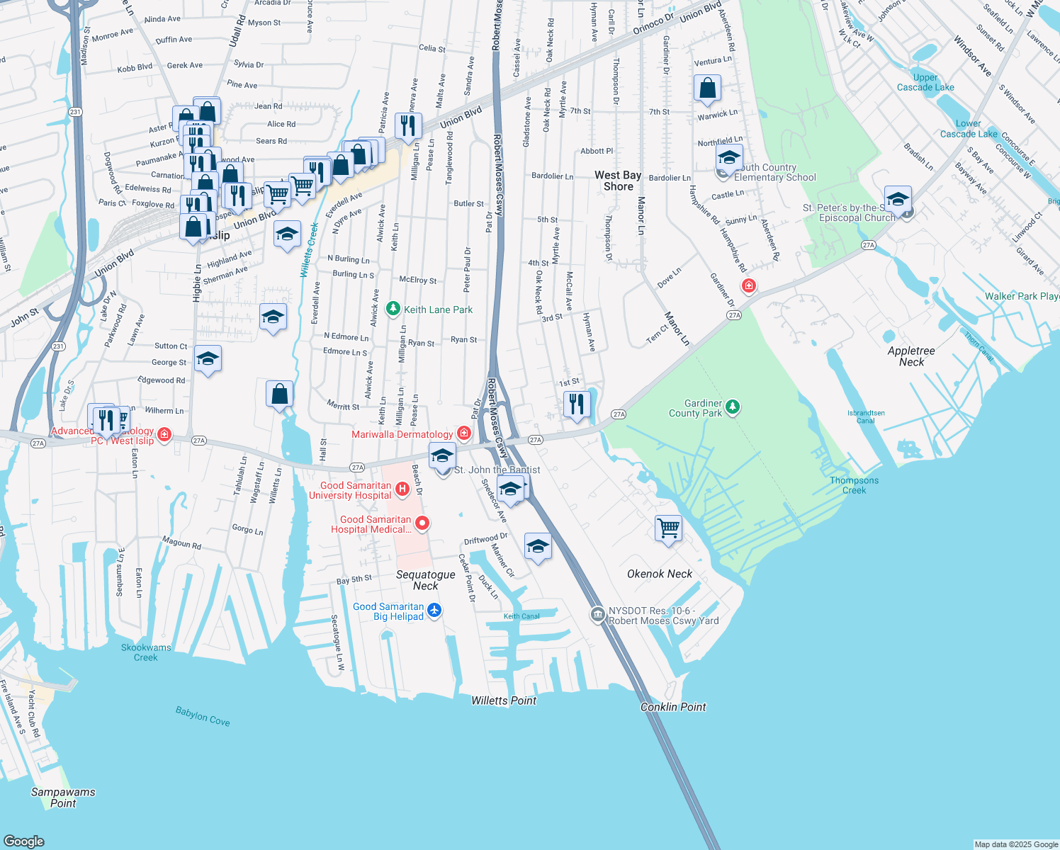 1001 Montauk Highway, West Islip NY Walk Score