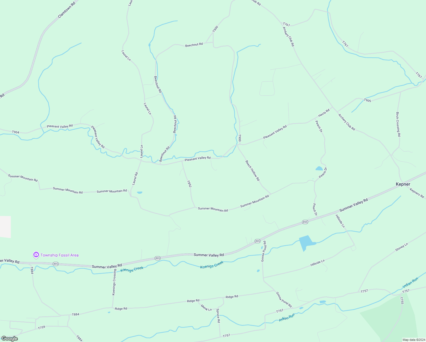 map of restaurants, bars, coffee shops, grocery stores, and more near in New Ringgold