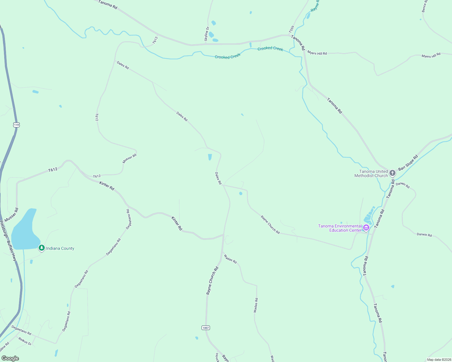 map of restaurants, bars, coffee shops, grocery stores, and more near 25 Snyder Drive in Indiana