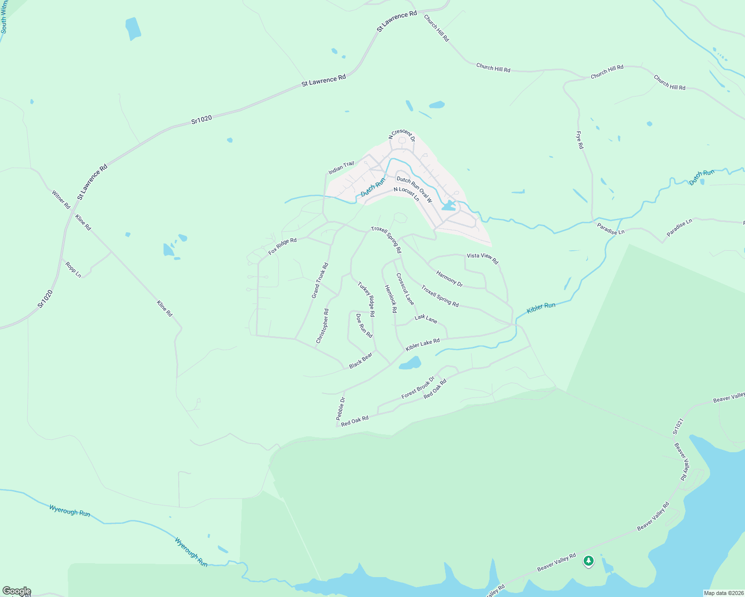 map of restaurants, bars, coffee shops, grocery stores, and more near Turkey Ridge Rd in Cambria
