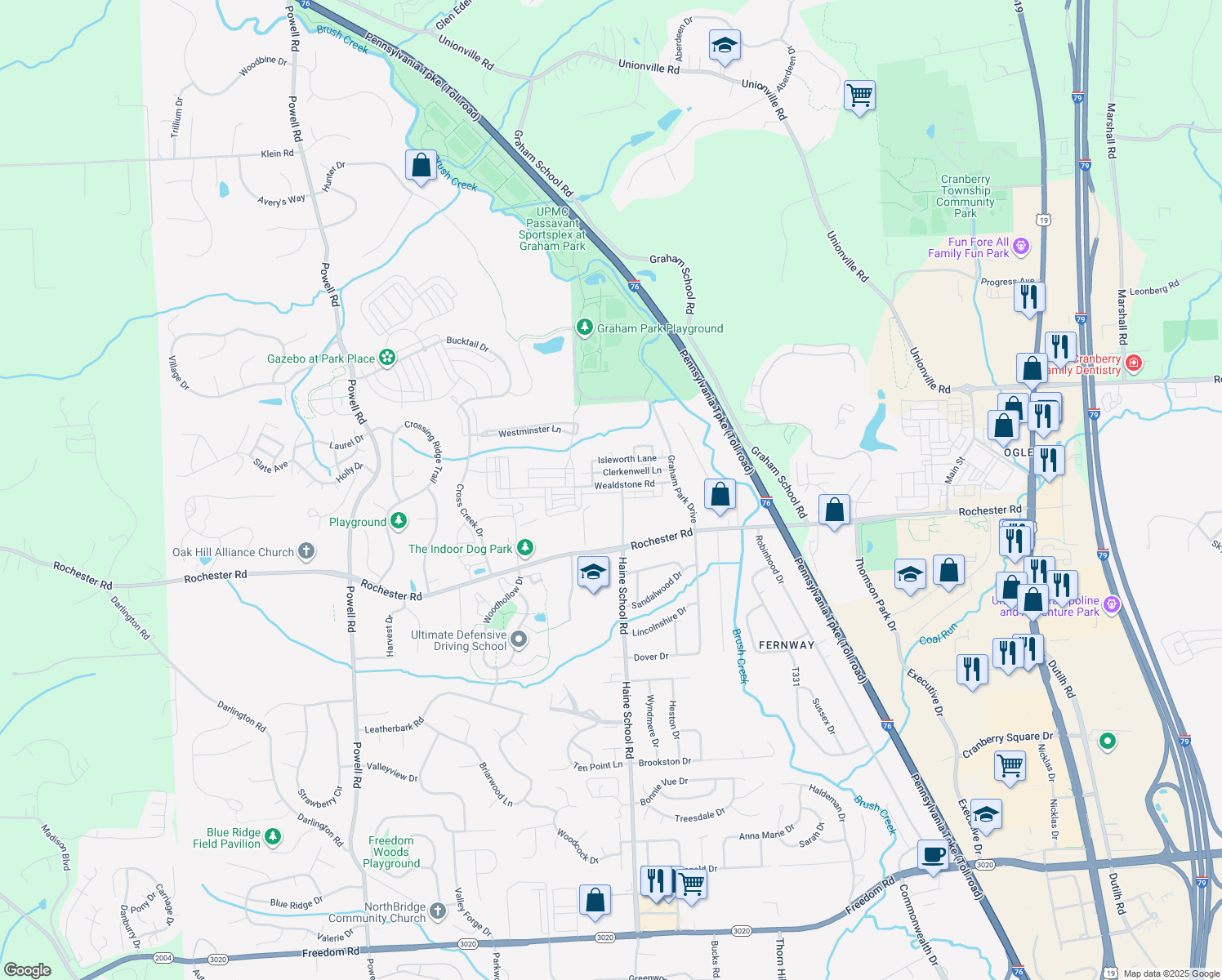 305 Wealdstone Road, Cranberry Township PA Walk Score